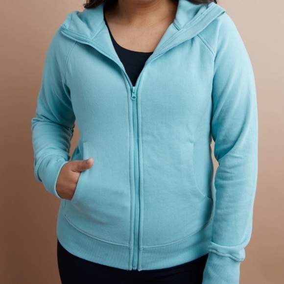 NWT savvi women’s full zip fleece hoodie meadowbrook blue size XL extra large - Picture 3 of 8